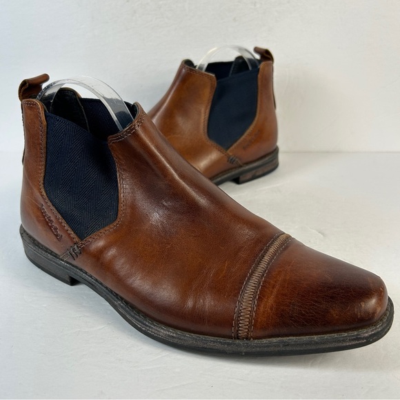 ❤️ Josef Seibel Brown Leather Chukka Boots 41 - Picture 1 of 8